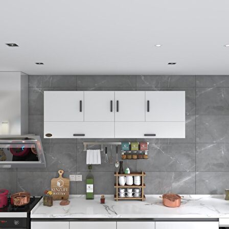 Kenzlife hazır mutfak perenna byz 060*180*32 mutfak banyo dolabı kapaklı raflı