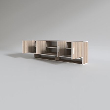 Kenzlife hazır mutfak perenna crd 060*180*32 mutfak banyo dolabı kapaklı raflı