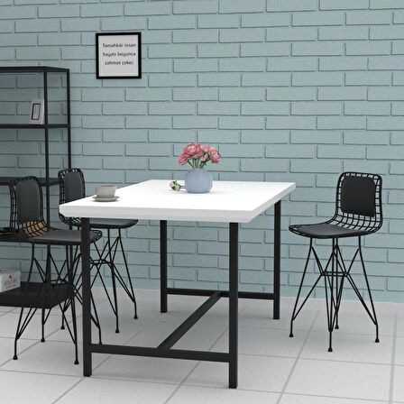 Knsz ufak boy tel bar sandalyesi 2 li uslu syhsyh sırt minderli 55 cm oturma yüksekliği mutfak bahçe cafe ofis