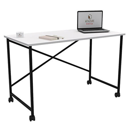 Kenzlife ofis masası momoko 075*090*40 byzsyh tekerlekli bilgisayar çalışma büro
