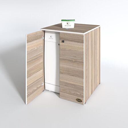 Kenzlife bulaşık&çamaşır&kurutma makinesi dolabı kapaklı nurten crd 90*70*60 banyo ofis