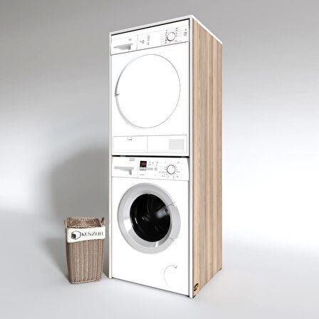 Kenzlife çamaşır-kurutma makinesi dolabı zakhar crd 180*70*60 banyo kapaksız arkalıksız