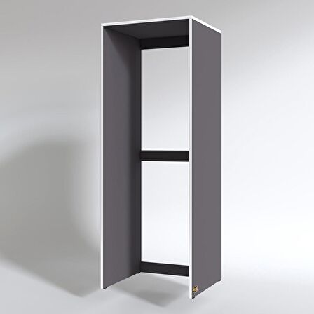 Kenzlife çamaşır-bulaşık makinesi dolabı borya gri 180*70*60 banyo kapaksız arkalıksız