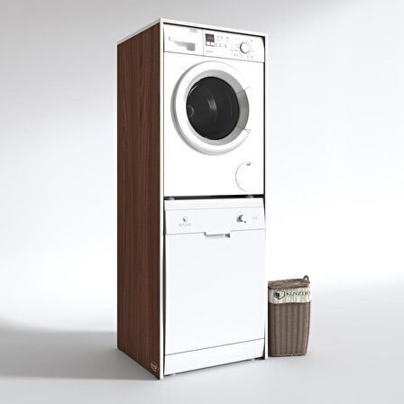 Kenzlife çamaşır-bulaşık makinesi dolabı borya cvz 180*70*60 banyo kapaksız arkalıksız