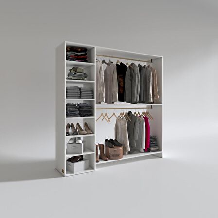 Kenzlife giysi dolabı abdurrahman 180*180*40 byz gardırop