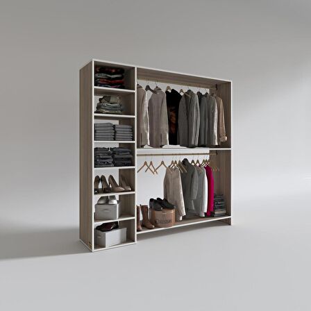 Kenzlife giysi dolabı abdurrahman 180*180*40 crd gardırop