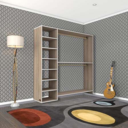 Kenzlife giysi dolabı abdurrahman 180*180*40 crd gardırop