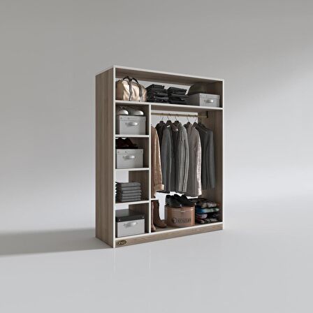 Kenzlife giysi dolabı necmettin 150*120*40 crd gardırop