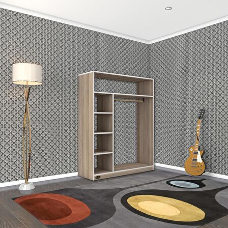 Kenzlife giysi dolabı necmettin 150*120*40 crd gardırop