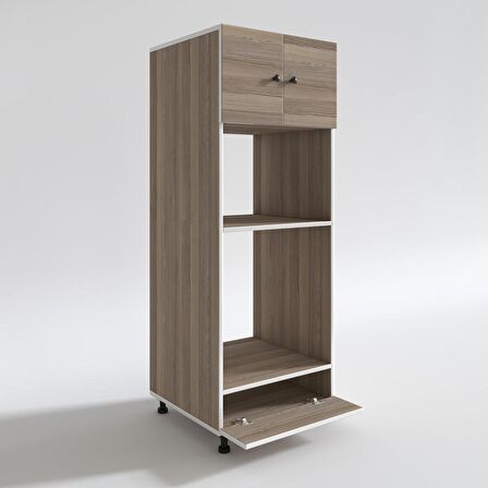 Kenzlife fırın dolabı halide crd 162*60*56 mutfak kapaklı ayaklı banyo kiler ofis