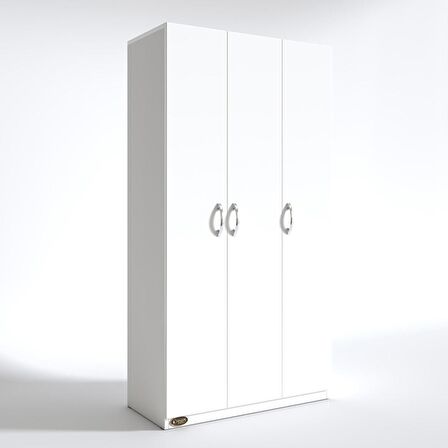 Kenzlife gardırop 3 kapılı ballıbaba 180*120*52 byz XLARGE kapaklı gardolap dolap