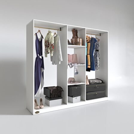 Kenzlife giysi dolabı temel 180*200*40 byz gardırop