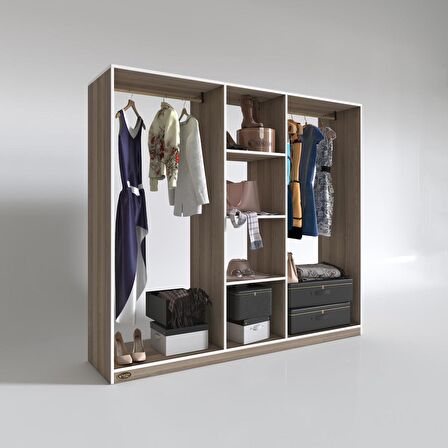 Kenzlife giysi dolabı temel 180*200*40 crd gardırop
