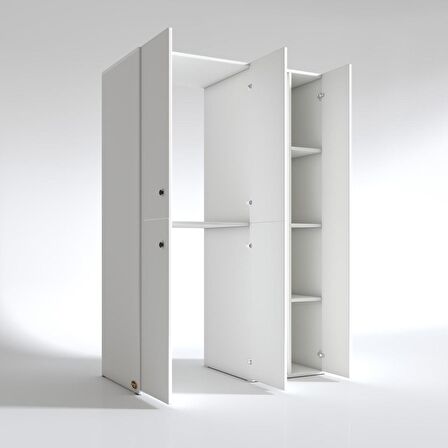 Kenzlife çamaşır-kurutma makinesi dolabı kapaklı yaromira byz 180*120*60 banyo arkalıksız