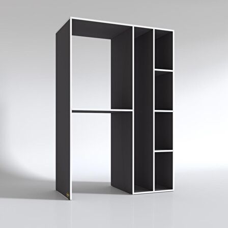 Kenzlife çamaşır-kurutma makinesi dolabı alyusha gri 180*120*60 banyo kapaksız arkalıksız