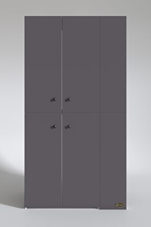 Kenzlife çamaşır-kurutma makinesi dolabı kapaklı foka gri 180*090*60 banyo arkalıksız