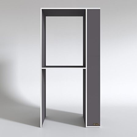 Kenzlife çamaşır-kurutma makinesi dolabı bolodenka gri 180*090*60 banyo kapaksız arkalıksız