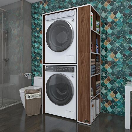Kenzlife çamaşır-kurutma makinesi dolabı bolodenka cvz 180*090*60 banyo kapaksız arkalıksız