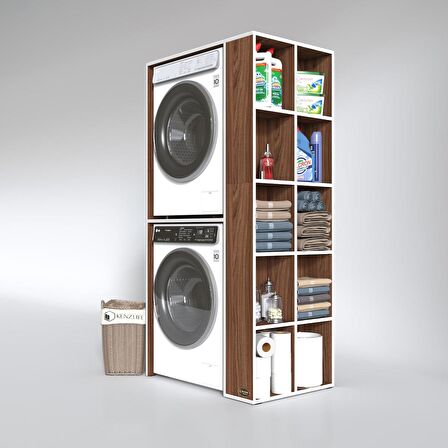 Kenzlife çamaşır-kurutma makinesi dolabı bolodenka cvz 180*090*60 banyo kapaksız arkalıksız