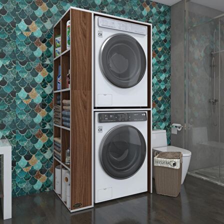 Kenzlife çamaşır-kurutma makinesi dolabı bolodenka cvz 180*090*60 banyo kapaksız arkalıksız
