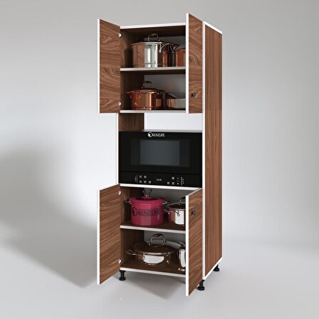 Kenzlife fırın dolabı cahide cvz 180*65*50 mutfak XLARGE ayaklı banyo kiler ofis