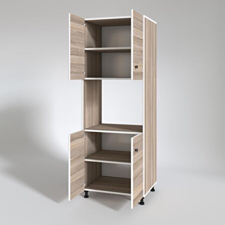 Kenzlife fırın dolabı cahide crd 180*65*50 mutfak XLARGE ayaklı banyo kiler ofis