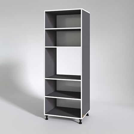 Kenzlife fırın dolabı müzeyyen gri 180*65*50 mutfak XLARGE ayaklı banyo kiler ofis