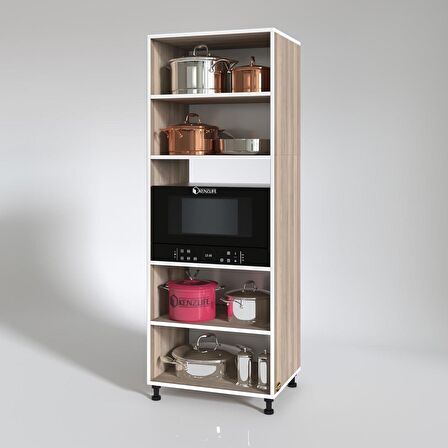 Kenzlife fırın dolabı müzeyyen crd 180*65*50 mutfak XLARGE ayaklı banyo kiler ofis