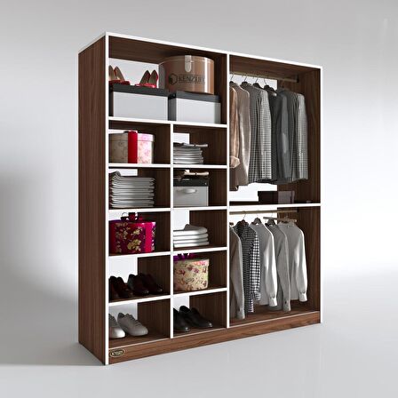 Kenzlife giysi dolabı fikret 180*180*45 cvz gardırop