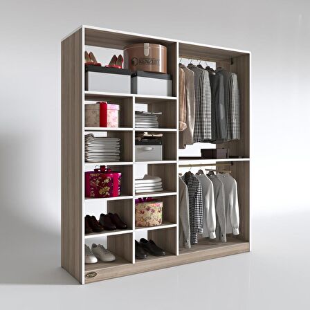 Kenzlife giysi dolabı fikret 180*180*45 crd gardırop