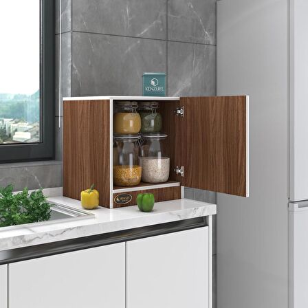 Kenzlife kapaklı mutfak dolabı melek29 cvz 039x029x29 banyo ofis komodin (m)