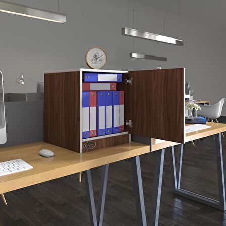Kenzlife kapaklı mutfak dolabı melek29 cvz 039x029x29 banyo ofis komodin (m)