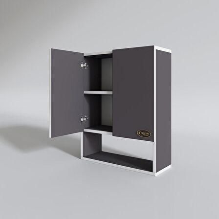Kenzlife banyo ecza dolabı bakunin byz 60*40*20 mutfak (m)üst arkalıklı alt arkalıksız