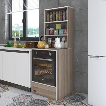 Kenzlife ankastre fırın dolabı esmacan crd 165*60*56 mutfak eko düz