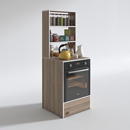 Kenzlife ankastre fırın dolabı esmacan crd 165*60*56 mutfak eko düz