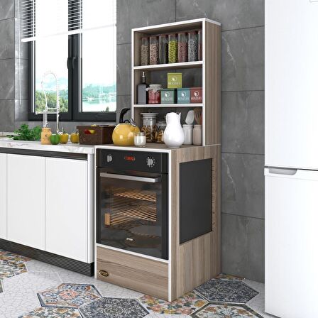 Kenzlife ankastre fırın dolabı nevgece crd 165*60*56 mutfak eko düz