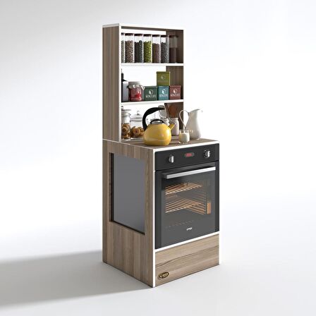 Kenzlife ankastre fırın dolabı nevgece crd 165*60*56 mutfak eko düz