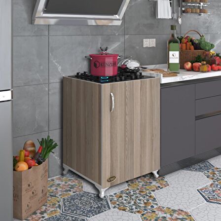 Kenzlife ocak dolabı kamuran crd 85*60*56 hazır mutfak ankastre gömme ocak için arkalıksız
