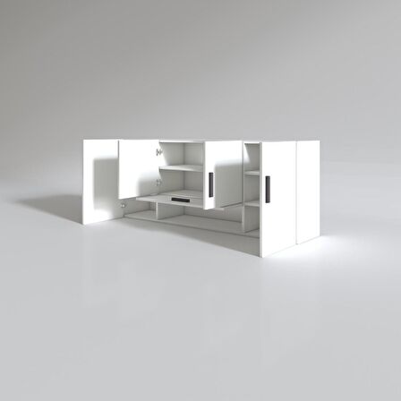 Kenzlife hazır mutfak acus22 byz 060*150*22 mutfak banyo dolabı kapaklı raflı