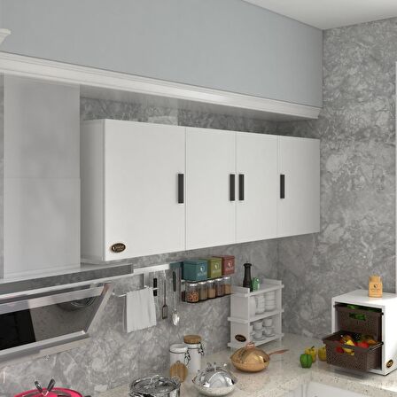 Kenzlife hazır mutfak silvanus byz 060*180*22 mutfak banyo dolabı kapaklı raflı