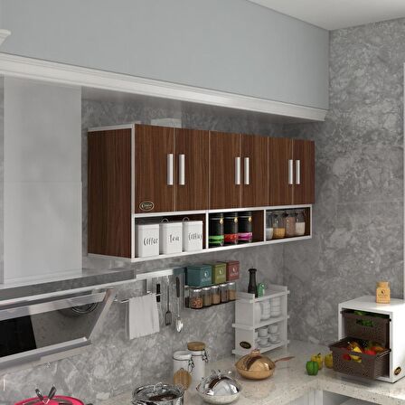 Kenzlife hazır mutfak vice cvz 060*180*22 mutfak banyo dolabı kapaklı raflı