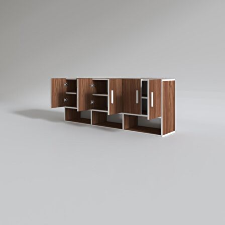 Kenzlife hazır mutfak vice cvz 060*180*22 mutfak banyo dolabı kapaklı raflı
