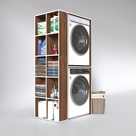 Kenzlife çamaşır-kurutma makinesi dolabı bolodenka sol cvz 180*090*60 banyo kapaksız arkalıksız