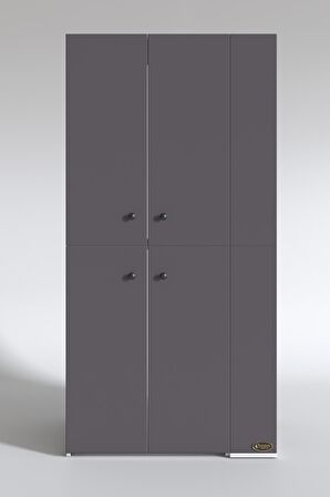 Kenzlife çamaşır-kurutma makinesi dolabı kapaklı fedyenka sol gri 180*090*60 banyo arkalıksız