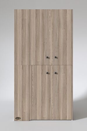 Kenzlife çamaşır-kurutma makinesi dolabı kapaklı foka sol crd 180*090*60 banyo arkalıksız