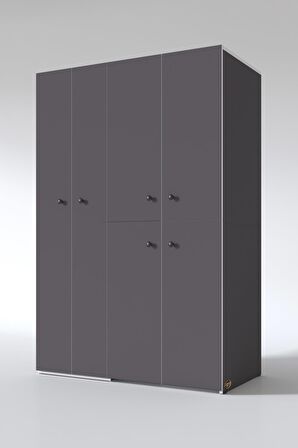 Kenzlife çamaşır-kurutma makinesi dolabı kapaklı yaromira sol gri 180*120*60 banyo arkalıksız