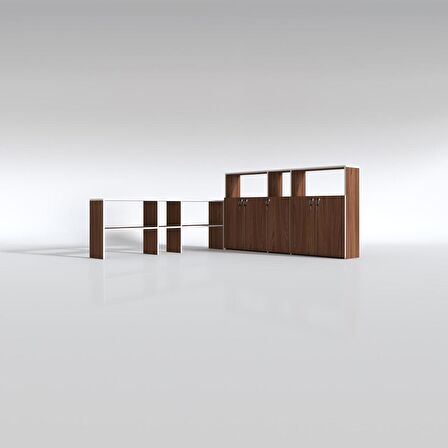 Kenzlife klasör dolabı kilitli gökbörü cvz 175*200*30 klasörlük kitaplık ofis arkalıksız