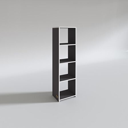 Kenzlife klasörlük raflı börteçin gri 140*40*30 kitaplık ofis arkalıksız