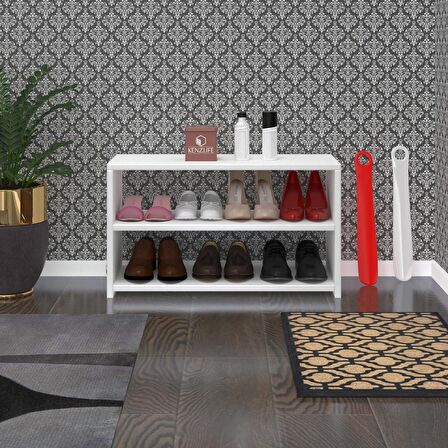 Kenzlife ayakkabılık goya byz 040*70*30 arkalıksız ayakkabı ofis dolabı