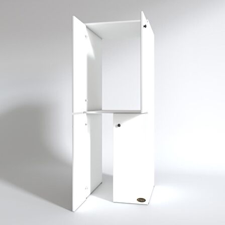 Kenzlife çamaşır-kurutma makinesi dolabı kapaklı jelenamdf byz 180*70*60 % 100 mdf full mdf banyo çift katlı arkalıksız